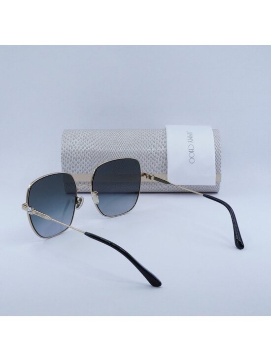 Jimmy Choo KORI/G/SK 0RHL 9O Square Sunglasses - Gold/Grey Gradient main image 6